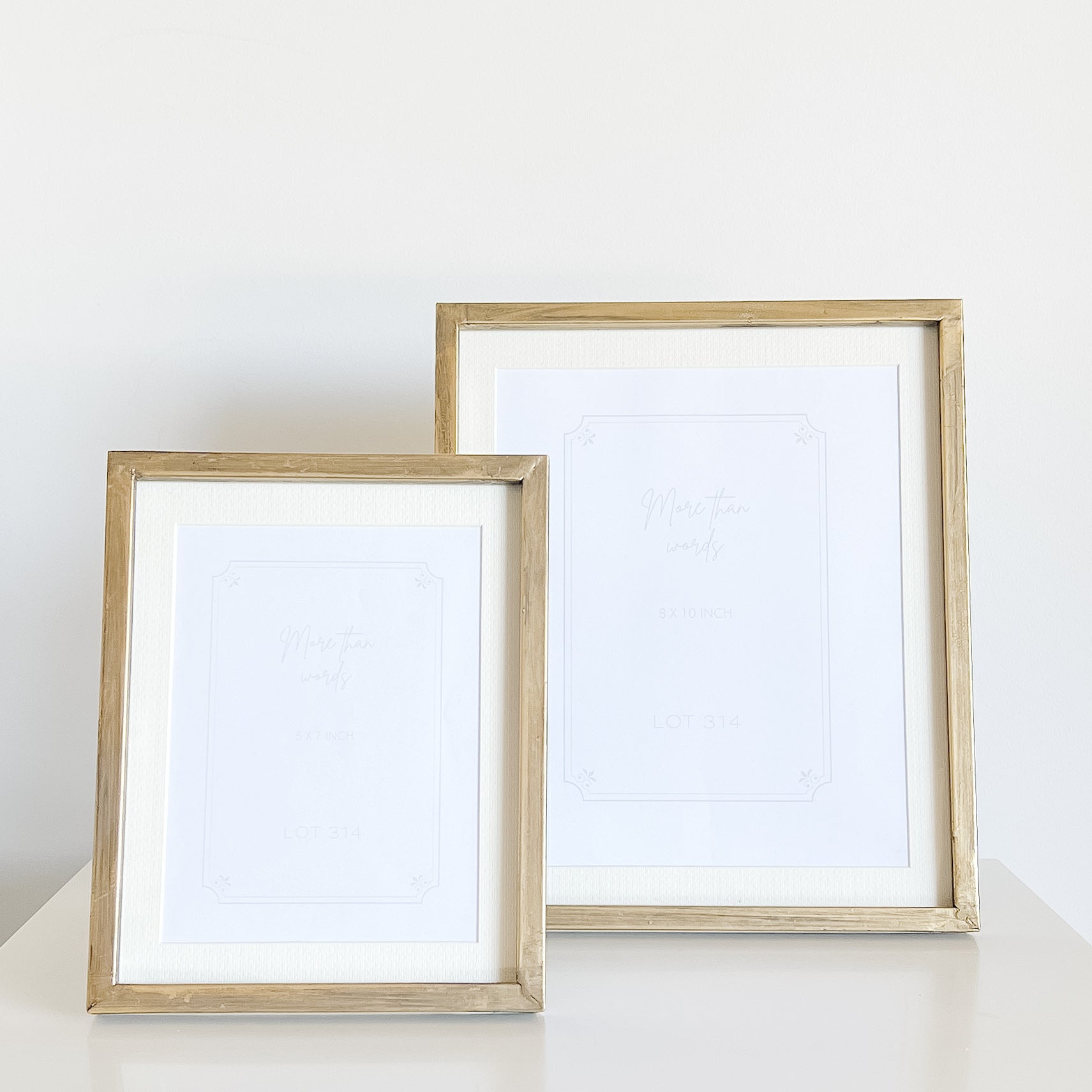 Lucas Brass Picture Frame
